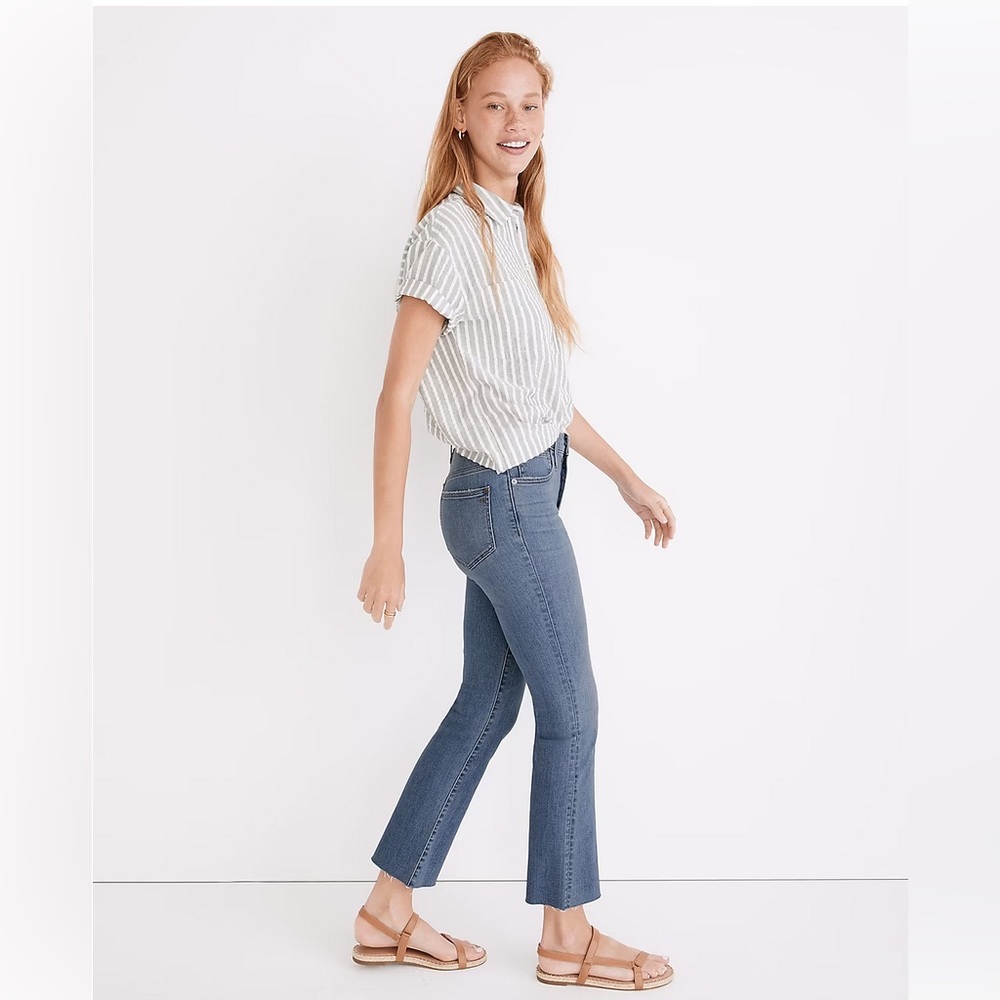 NWT Madewell Cali Demi Boot jeans in Shoreham wash - size 28